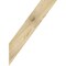 Ekena Millwork 6"W x 22"D x 30"H Traditional Rough Sawn Knee Brace, Douglas Fir BRC06X22X30TRA00RDF - alternate 2